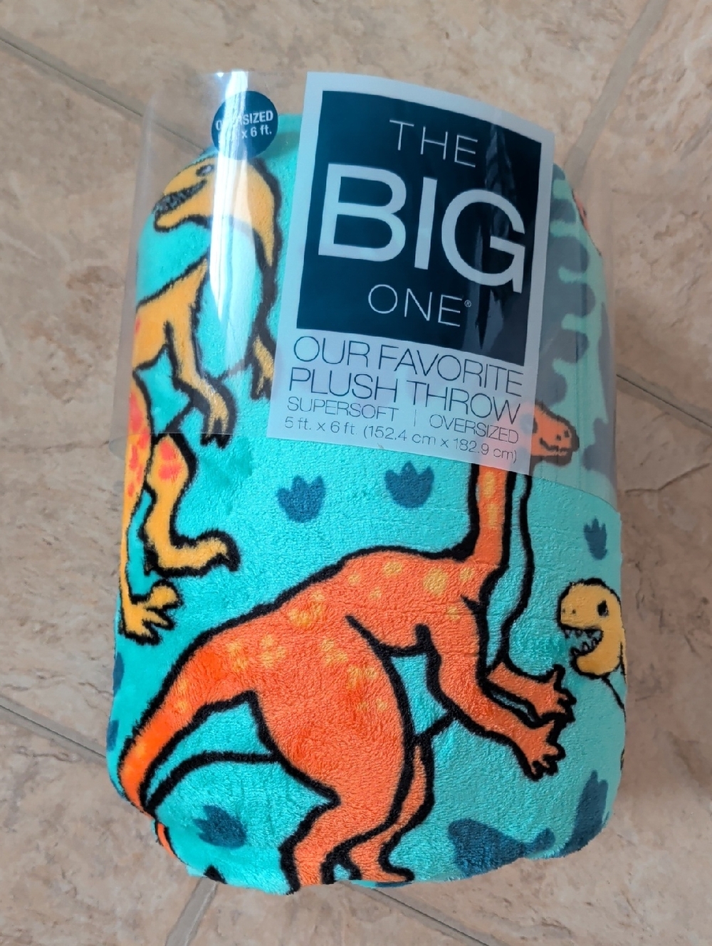 New! The Big One Supersoft Plush Throw